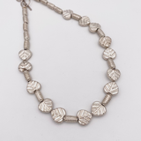 Silver Leaf Plate Necklace II