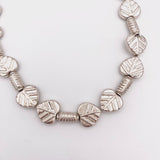 Silver Leaf Plate Necklace II