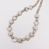 Silver Leaf Plate Necklace II
