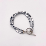 Stacked Hematite Bracelet
