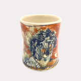 Painted Portrait Cup