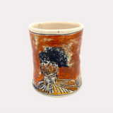 Painted Portrait Cup