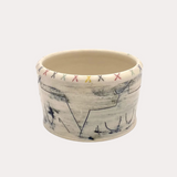 Etched Bust Bowl
