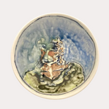 Painted Portrait Bowl I