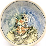Painted Portrait Bowl I