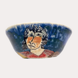 Painted Portrait Bowl II