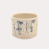 Short Etched Portrait Cup