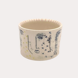 Short Etched Portrait Cup