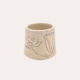 Etched Flower Shot Glass