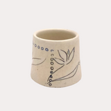 Etched Flower Shot Glass