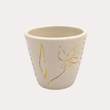 Short Etched Flower Cup