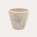 Short Etched Flower Cup