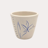 Short Etched Flower Cup
