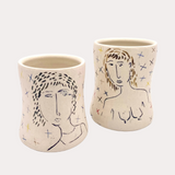 Etched Portrait Cup