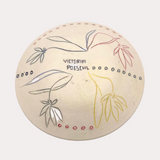 Etched Floral Dish