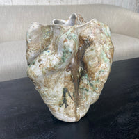 Large Abstract Cliffside Vase
