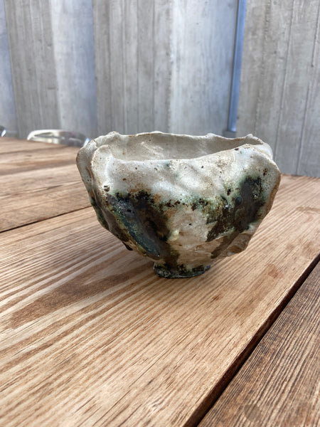 Copper Abstract Blooming Flower Vase