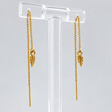 Feather Threader Earrings