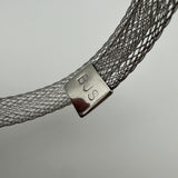 Single Pearl Mesh Wrap Choker