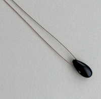Black Onyx Aperture Necklace