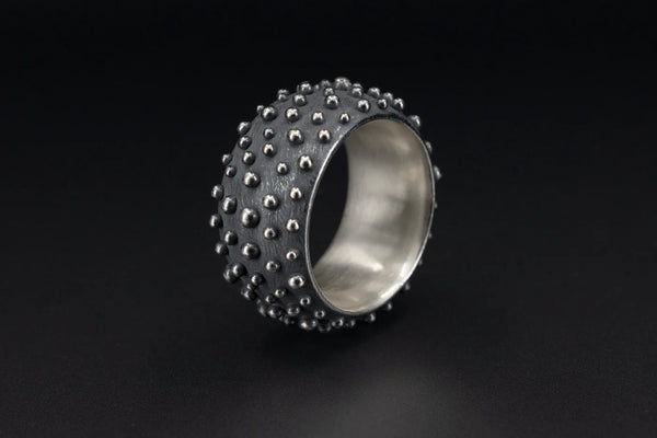 Bumpy Half Round Ring