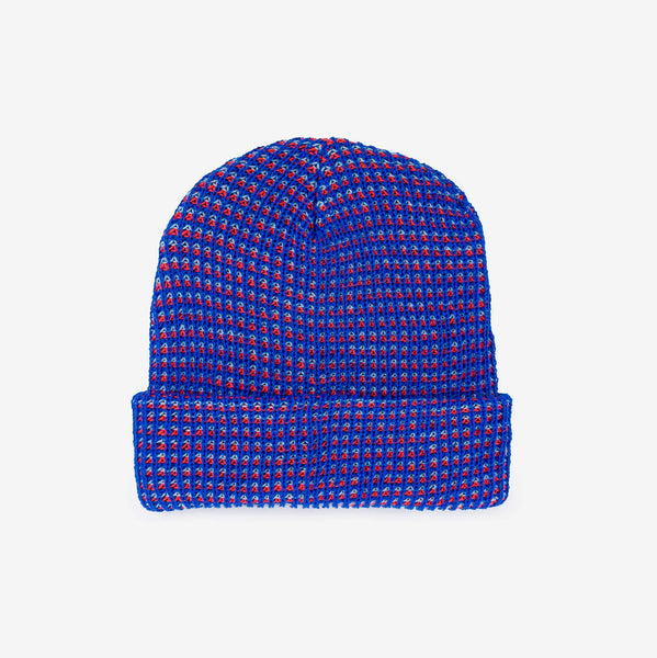 Simple Knit Grid Hat