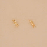 Clothespin Stud Earrings