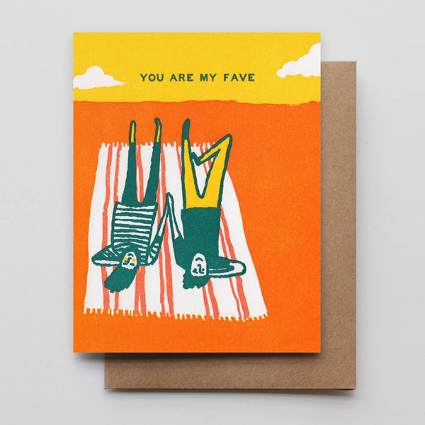 You Are My Fave Notecard