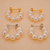Pearl Ear Jacket Earrings