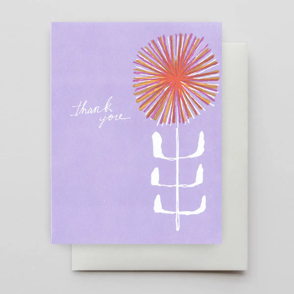 Thistle Thank You Card