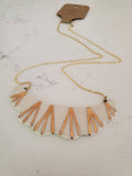 Scalloped Bib Necklace
