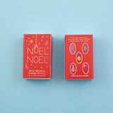 Christmas Baubles Noel Cross Stitch in a Matchbox