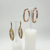Atomic Hoop Earrings