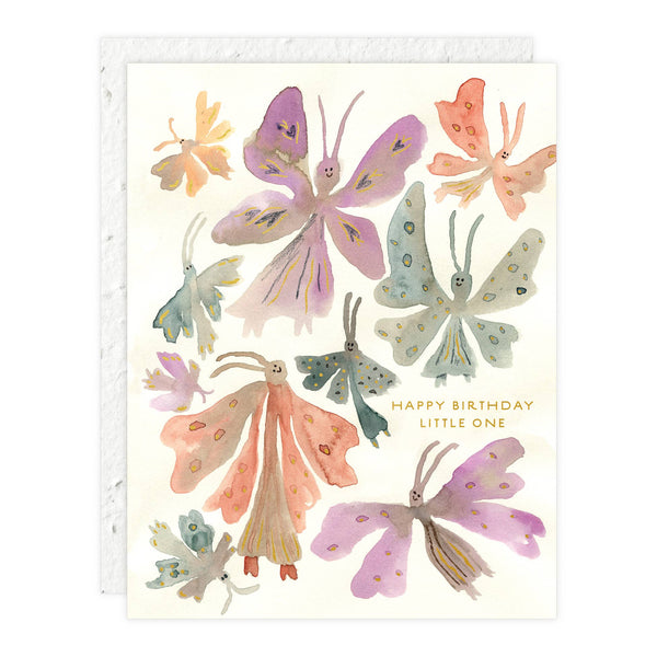 Butterflies Birthday Card