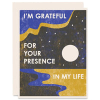 Grateful For Your Presence Card