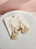 Porcelain Swan Earrings