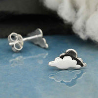 Layered Cloud Post Earrings