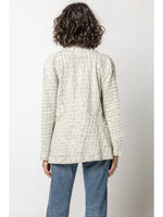 Marled Waffle Weave Short Jacket