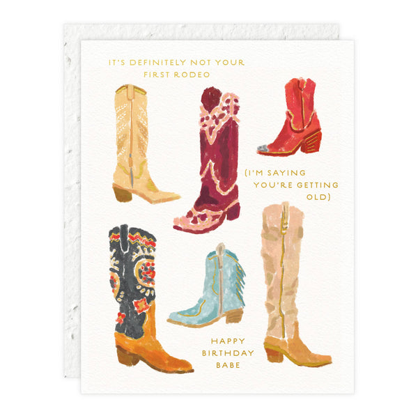 Not Your 1st Rodeo Birthday Card