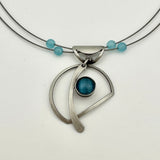Blue Glass Necklace
