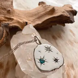 Blue Night Sky Necklace