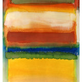 Rothko Style Scarf in Silk/Wool Blend