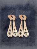Timanfaya Brass Earrings