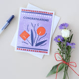 Bouquet Congratulations Card