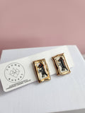 Mini Masterpiece Porcelain Stud Earrings