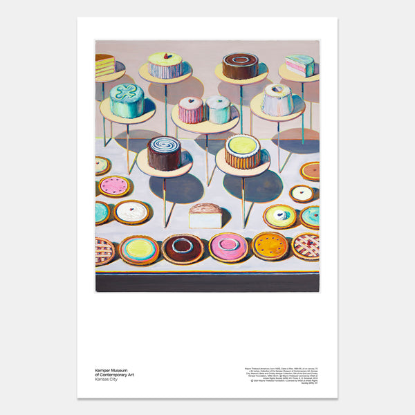 Wayne Thiebaud "Cakes & Pies" Poster