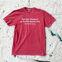 * Crimson Kemper Museum Logo Tshirt