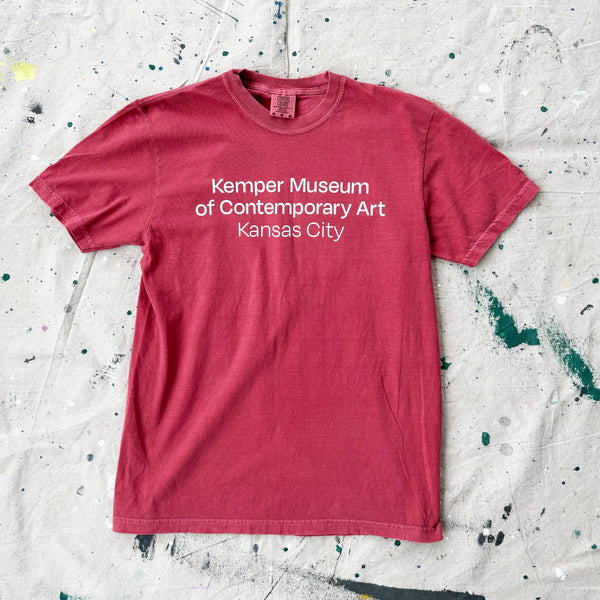 * Crimson Kemper Museum Logo Tshirt