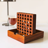 Iron & Glory Four Across Wooden Game