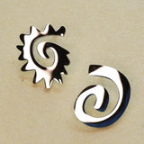 Caracol & Espiral Silver Studs